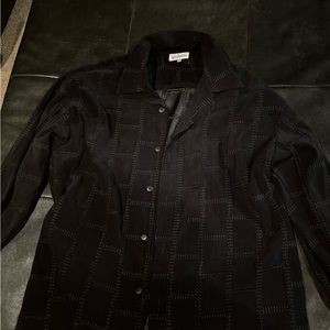 Smash black button up - XL
